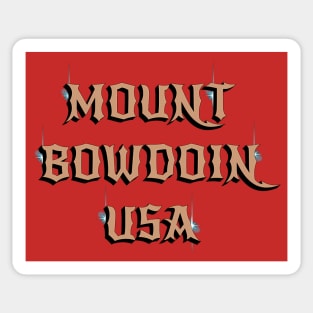 Mount Bowdoin USA Sticker